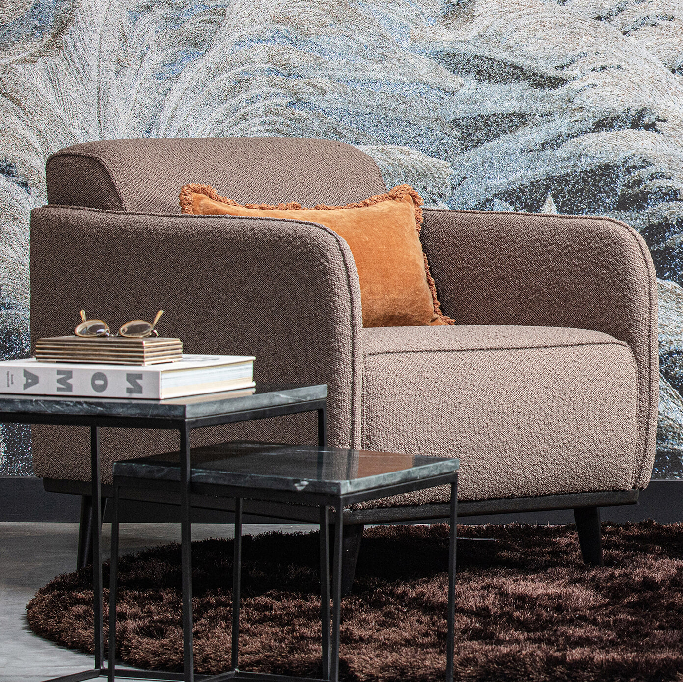 WOOOD Fauteuil 'Statement' Met arm