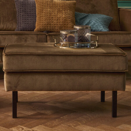 WOOOD Hocker 'Rodeo' Velvet