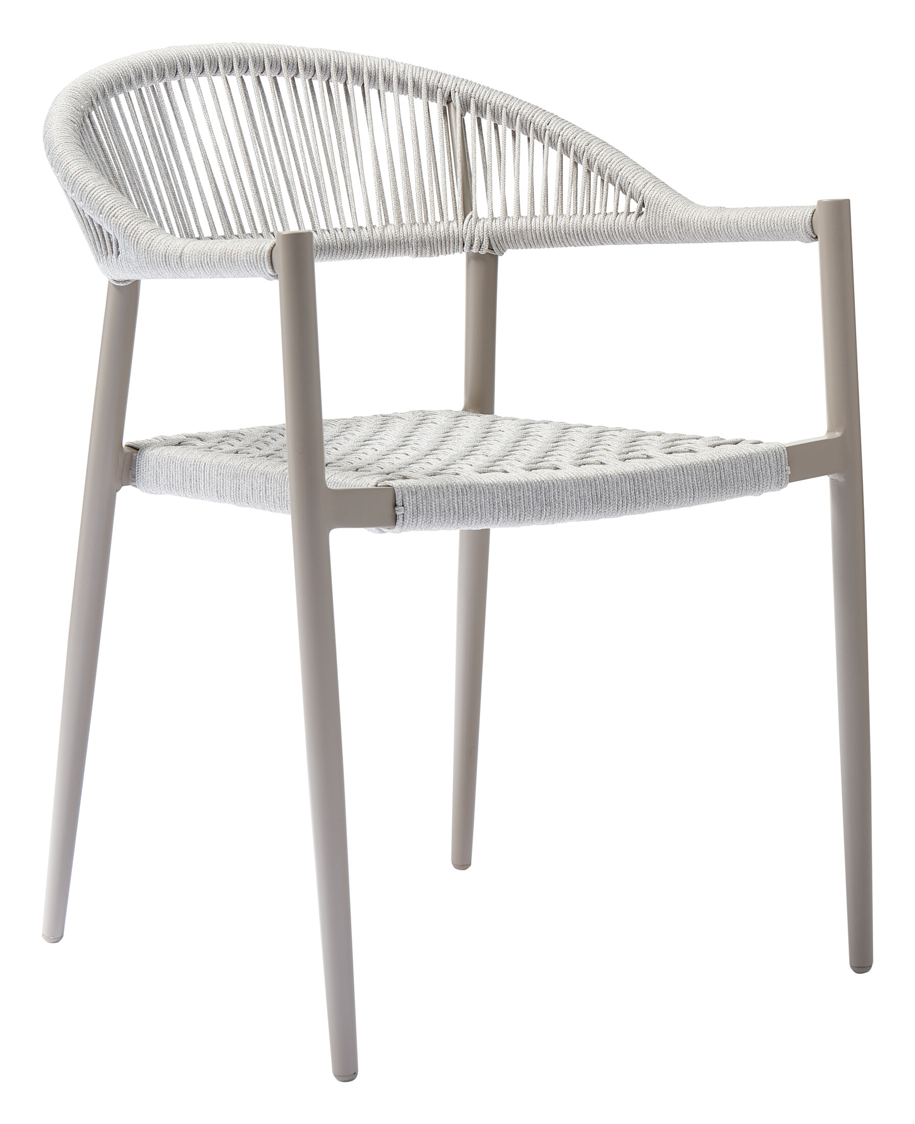 WOOOD Outdoor Eetkamerstoel 'Yellow' Geweven touw