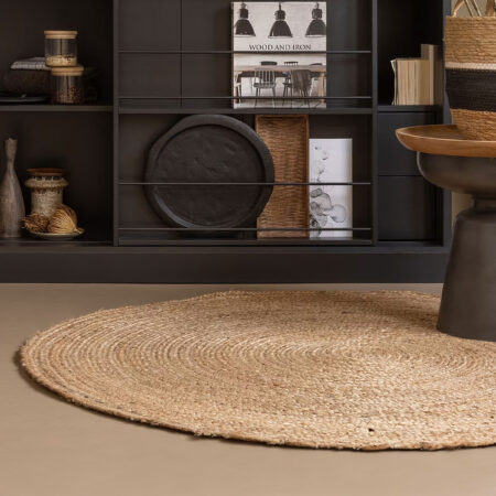 WOOOD Rond Vloerkleed 'Ross' 150cm