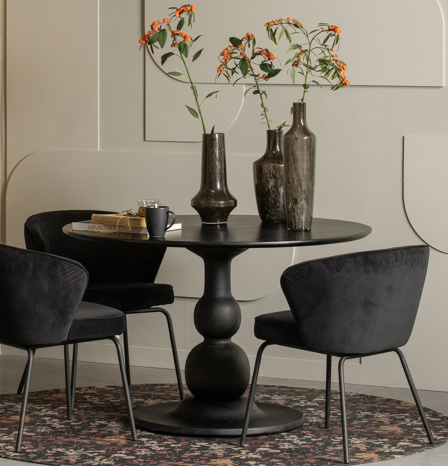WOOOD Ronde Eettafel 'Blanco' Ø120cm