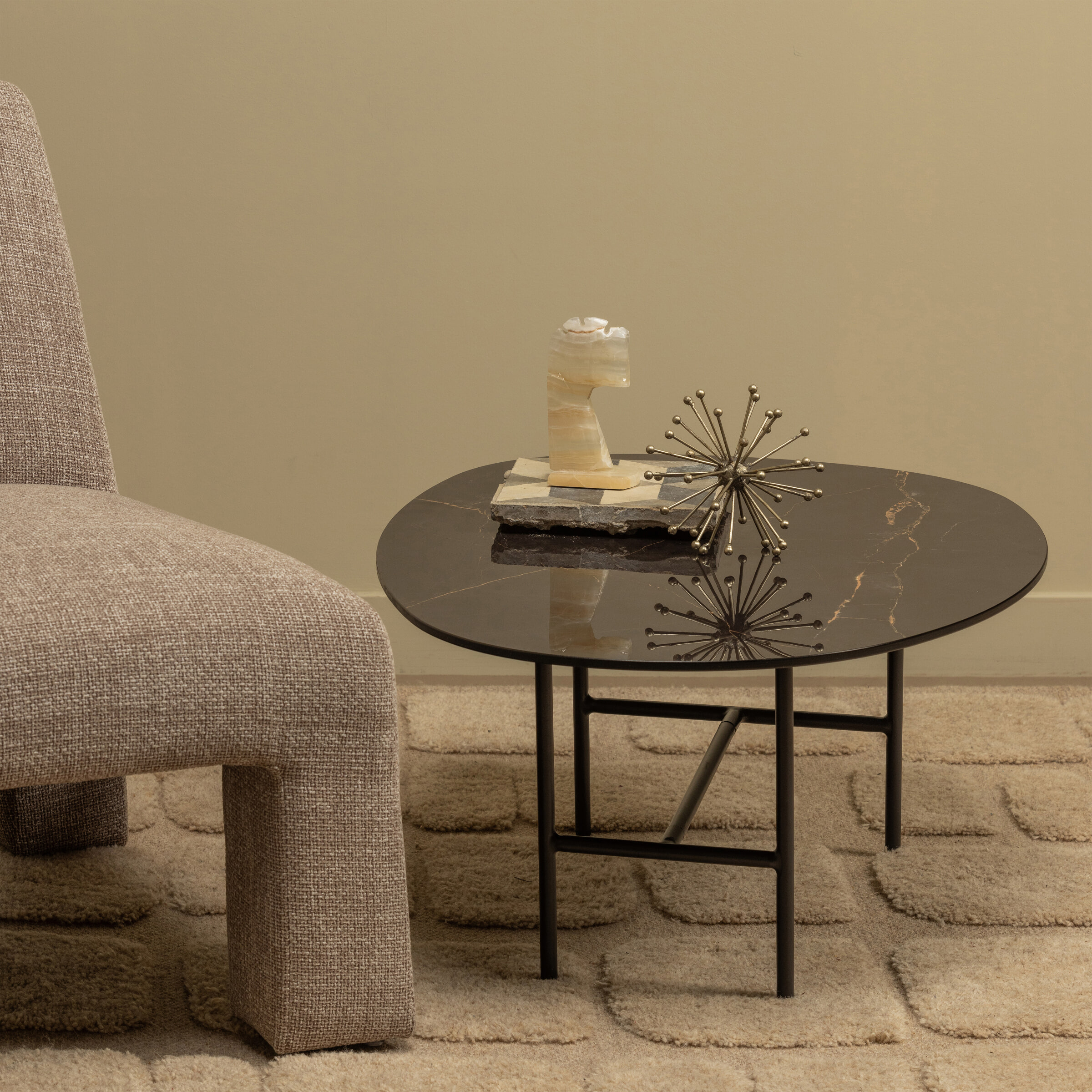 WOOOD Salontafel 'Vajen' Marmerlook