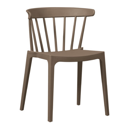 WOOOD Tuin / Eetkamerstoel 'Bliss' kleur Bruin Melange | WOOOD