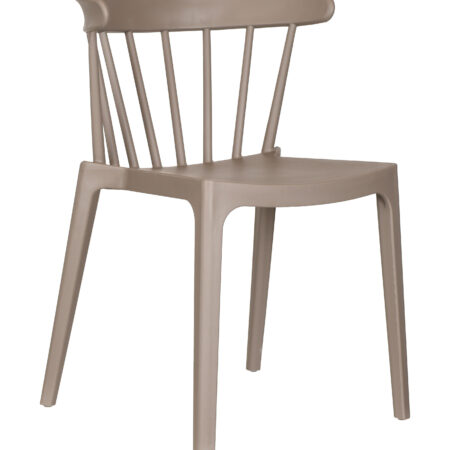 WOOOD Tuin / Eetkamerstoel 'Bliss' kleur Taupe | WOOOD