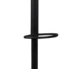 WOOOD Verstelbare Barkruk 'Isaac' kleur Zwart (zithoogte 61-81cm) | WOOOD