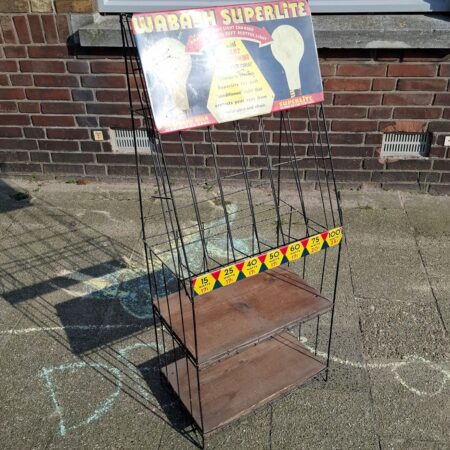 Wabash Superlite Vintage Reclame Displaystandaard | The Dutch Pickers