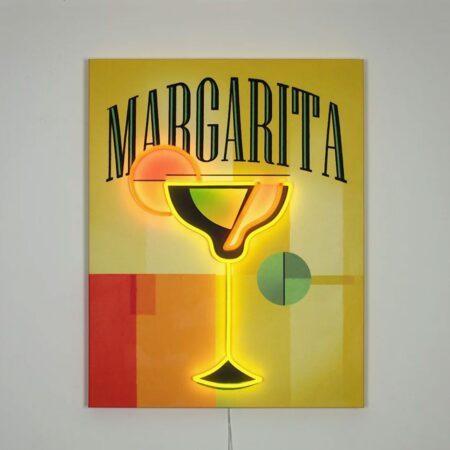 Wall Painting (LED Neon) - 'Margarita' | Fiftiesstore