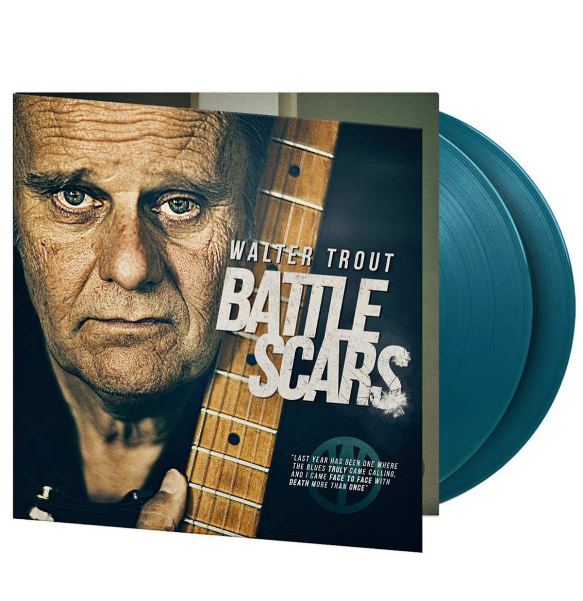 Walter Trout - Battle Scars (Aquamarine Vinyl) 2 (LP) | Fiftiesstore