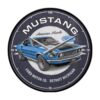 Wandklok Ford Mustang - 1969 Mach 1 Blue | Ford