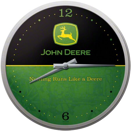 Wandklok John Deere Nothing Runs Like A Deere | John Deere