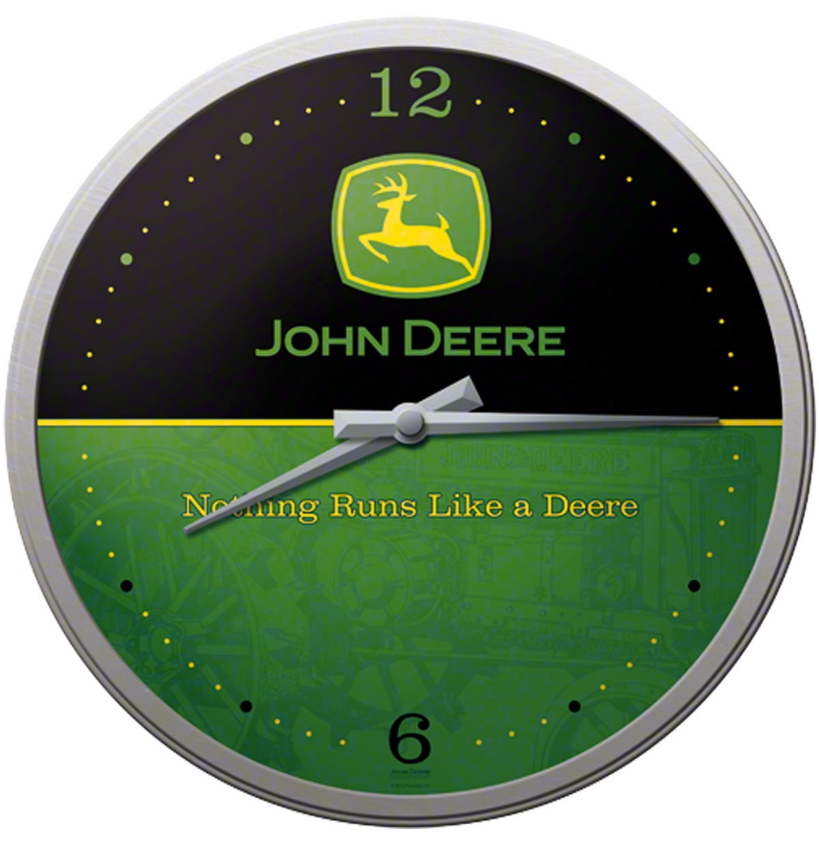 Wandklok John Deere Nothing Runs Like A Deere | John Deere
