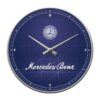 Wandklok Mercedes-Benz Blauw en Zilver | Mercedes