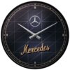 Wandklok Mercedes-Benz - Zilver & Goud - LAATSTE KANS | Mercedes
