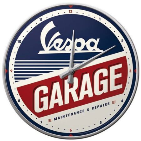 Wandklok Vespa Garage | Vespa