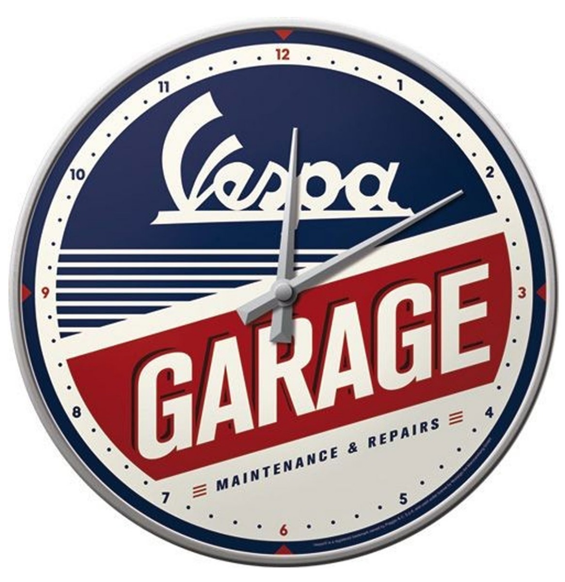 Wandklok Vespa Garage | Vespa