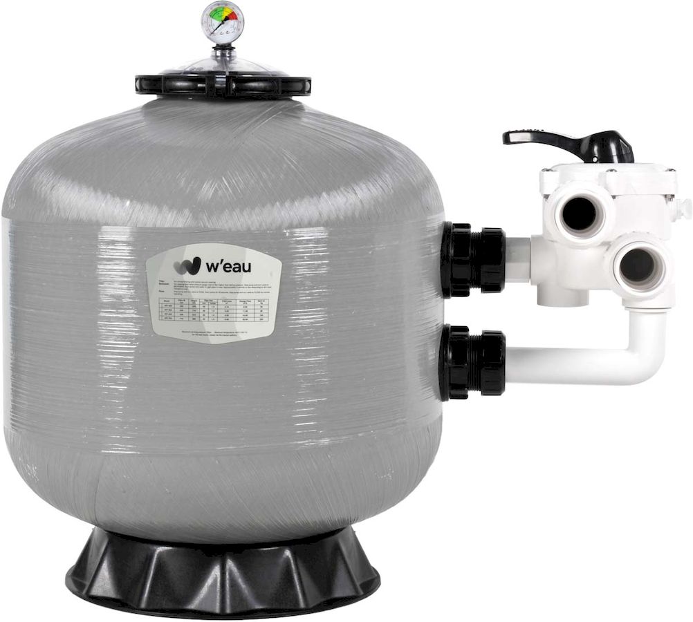W'eau S-500 glasvezelversterkt sidemount zandfilter 12m³ | W'eau