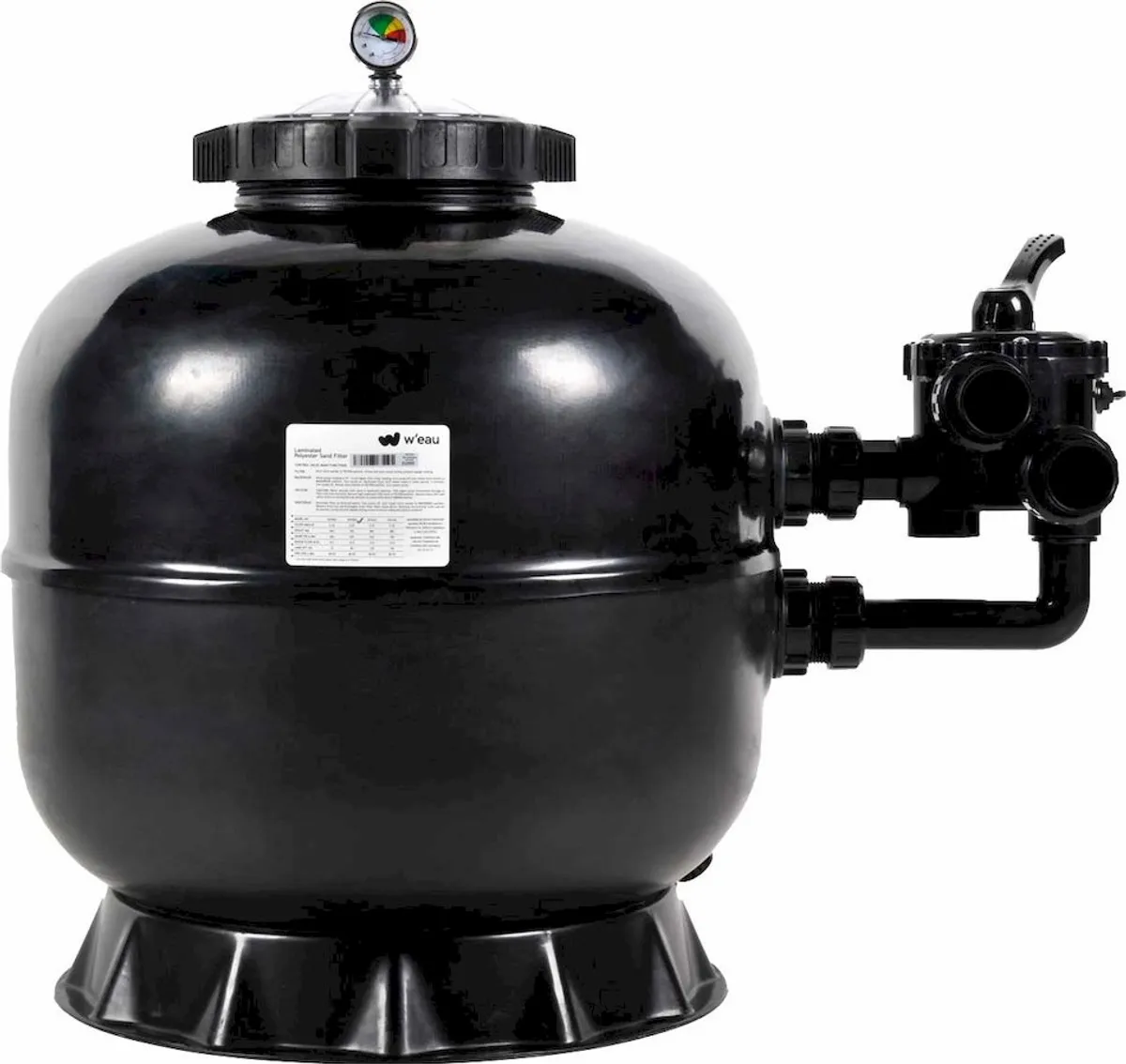 W'eau SMG-900 polyester side mount zandfilter 32m³ | W'eau