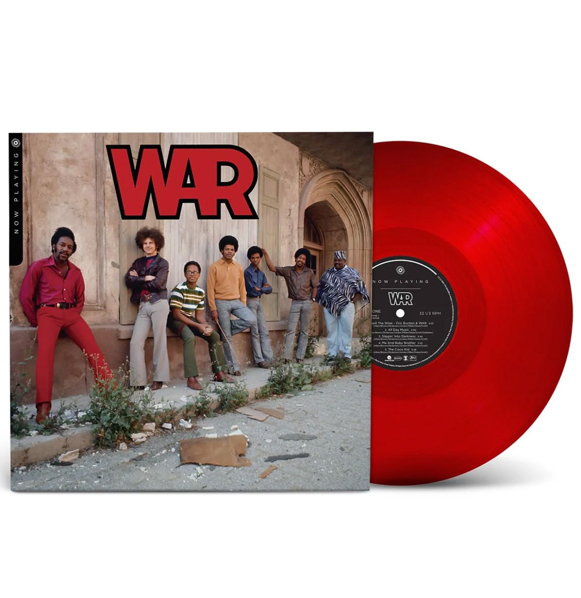 War - Now Playing (Rood Transparant) (LP) | Fiftiesstore