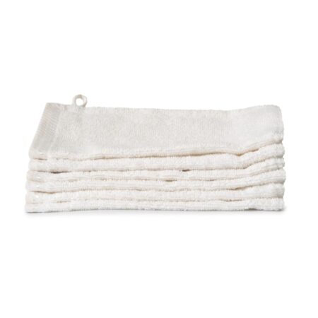 Washandjes Set (6 Stuks) 16x21 Wit Ten Cate 100% Katoen |