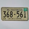 Washington D.C. - 1968 Originele Kentekenplaat | The Dutch Pickers