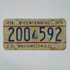 Washington D.C. - 1976 Originele Kentekenplaat | The Dutch Pickers