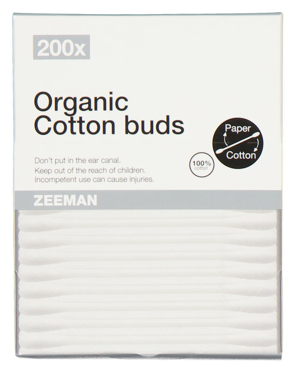 Wattenstaafjes - Wit | Zeeman