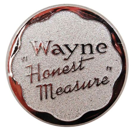 Wayne 70 Honest Measure Button Chroom PVC | Wayne