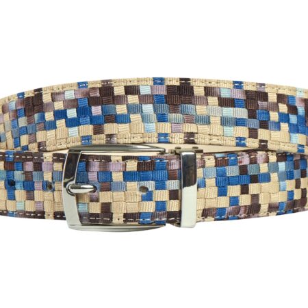 Weavy Blue (Riem) Lureaux - Nette Riemen Voor Heren | Lureaux