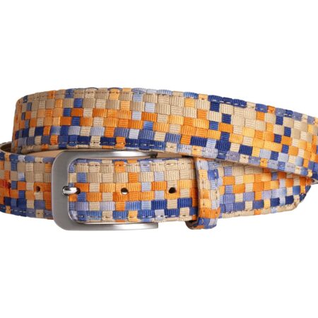 Weavy Yellow (Riem) Lureaux - Nette Riemen Voor Heren | Lureaux