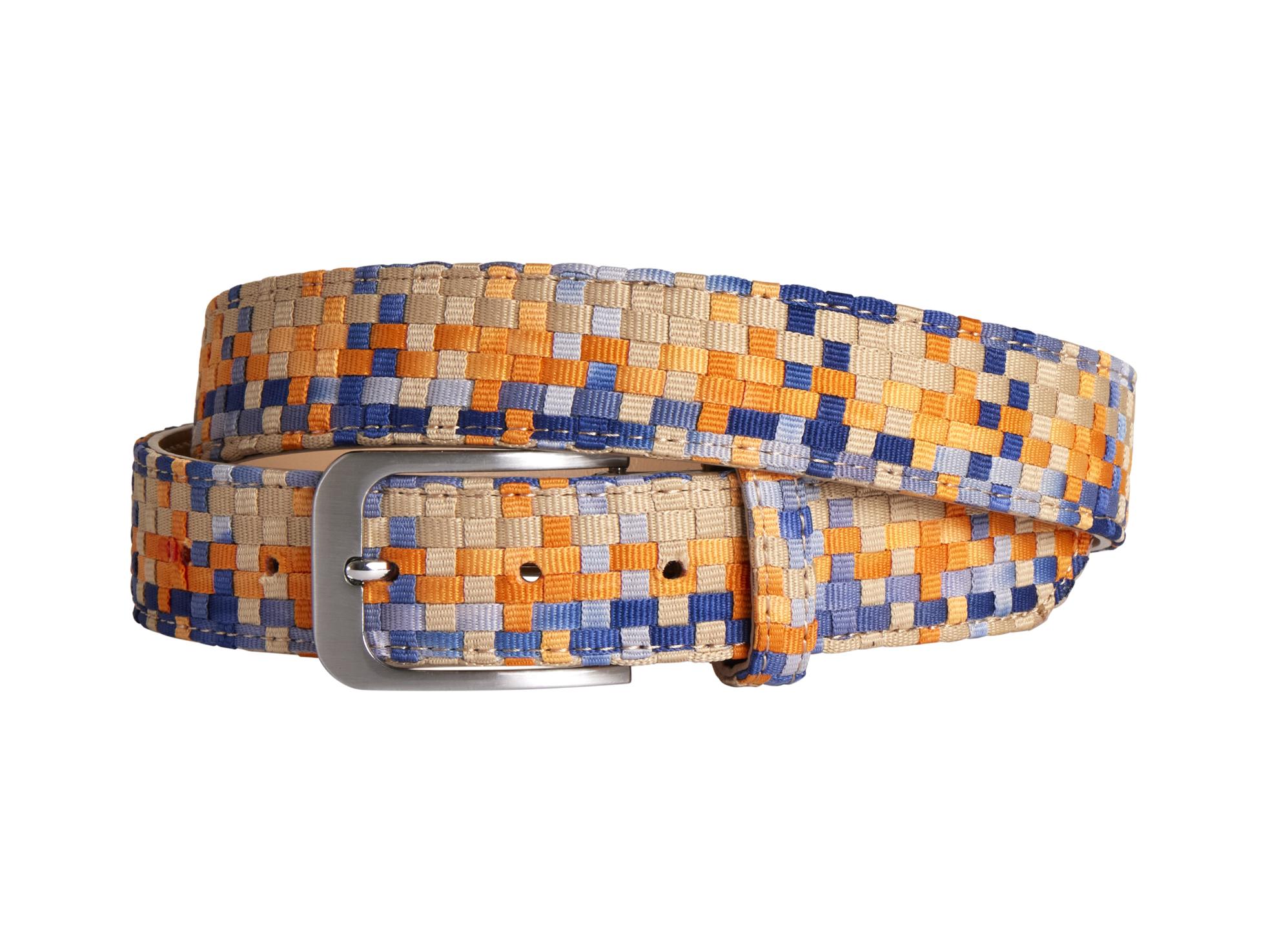 Weavy Yellow (Riem) Lureaux - Nette Riemen Voor Heren | Lureaux