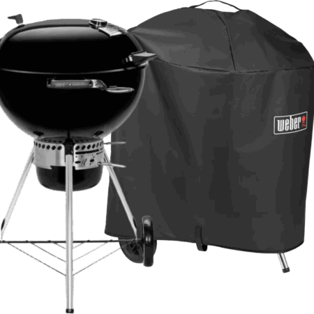 Weber Master-Touch Premium E-5770 Zwart + Weber Premium Hoes 57 centimeter