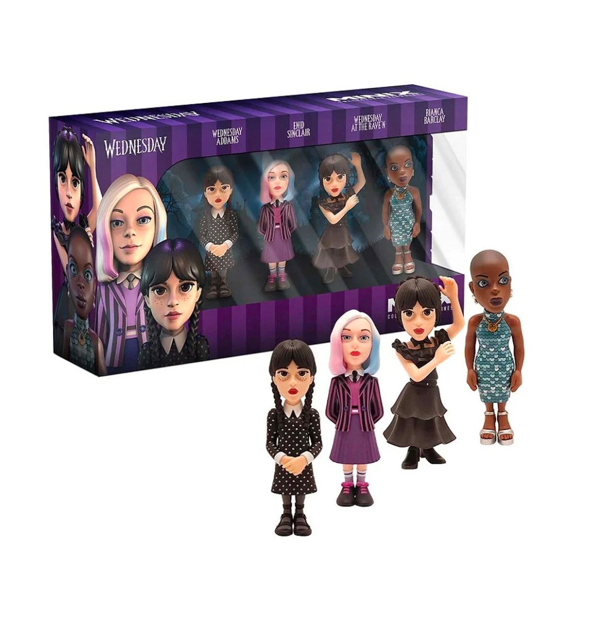 Wednesday: Wave 4 - 3 inch PVC Figuur 4-Pak LAATSTE STUKS | 24% korting | Fiftiesstore