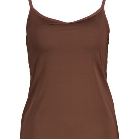 Wendy Singlet met cup - Bruin | Zeeman