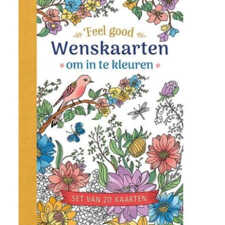 Wenskaarten om in te kleuren - Feel good | Deltas