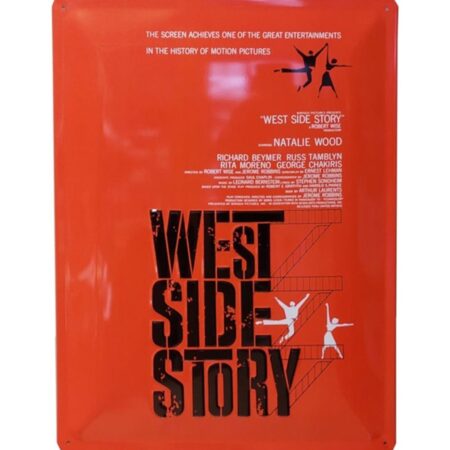 West Side Story Metalen Bord - 30 x 40 cm | Nostalgic Art