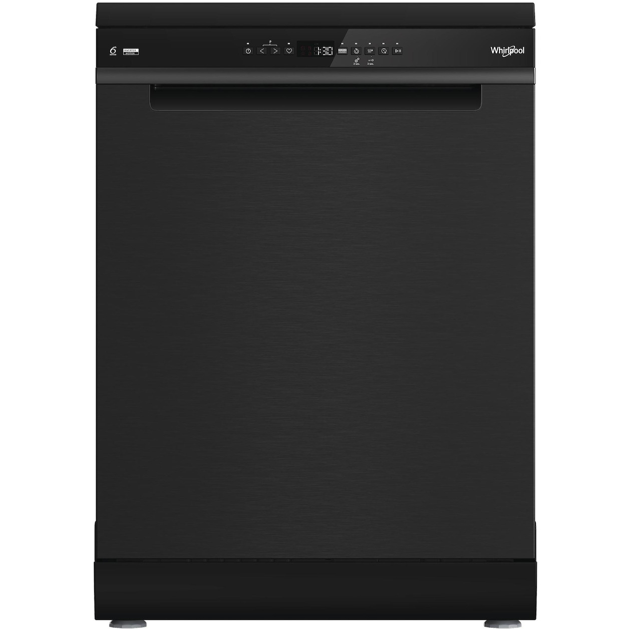 Whirlpool W8F HP51BS MaxiSpace Privilege Vrijstaande vaatwasser Zwart | Whirlpool