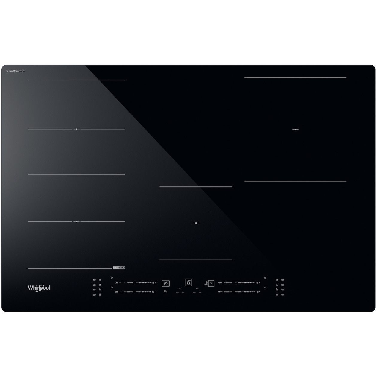 Whirlpool WF S1577 CPNE Inductie kookplaat Zwart | Whirlpool