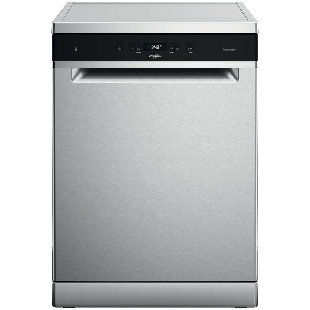 Whirlpool WH6FA14BN7A0X Vrijstaande vaatwasser Zilver | Whirlpool
