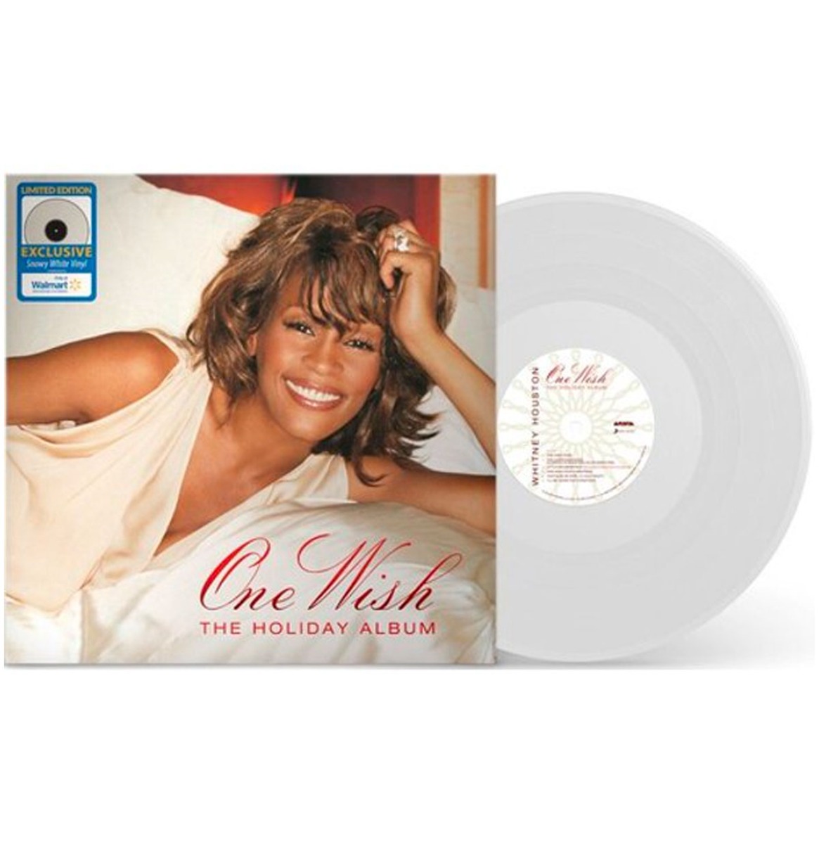 Whitney Houston - One Wish: The Holiday Album (Gekleurd Vinyl) (Walmart Exclusive) (LP) | Fiftiesstore