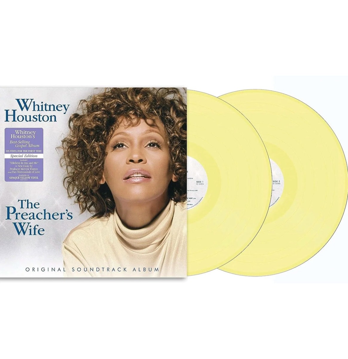 Whitney Houston - The Preacher's Wife (Original Soundtrack Album) (Gekleurd Vinyl) 2 (LP) | Fiftiesstore