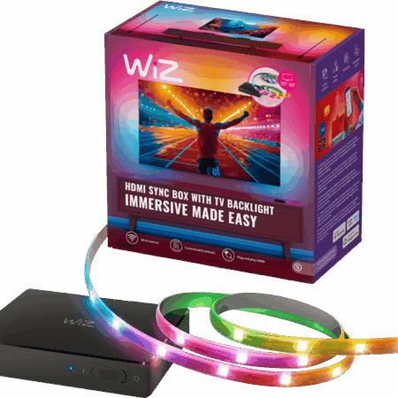 WiZ HDMI Sync Box + Lightstrip voor 55-65 Inch TV's