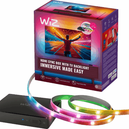 WiZ HDMI Sync Box + Lightstrip voor 75-85 Inch TV's