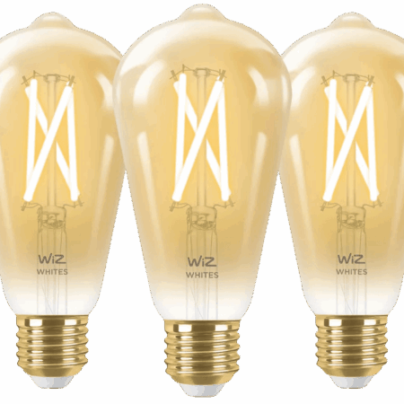 WiZ Smart Filament lamp Edison 3-pack - Warm tot Koelwit Licht - E27