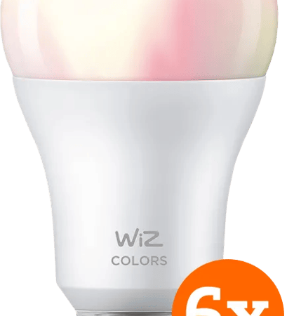 WiZ Smart lamp 6-pack - Gekleurd en Wit Licht - E27