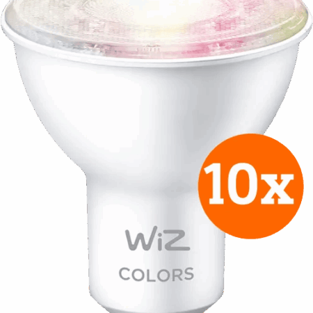 WiZ Spot 10-pack - Slimme LED-Verlichting - Gekleurd en Wit