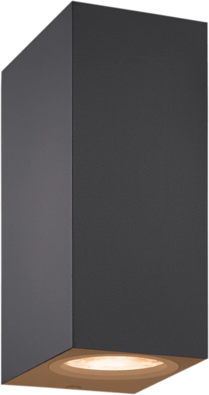 WiZ Up and Down Wandlamp - Wit en Gekleurd Licht - zwart