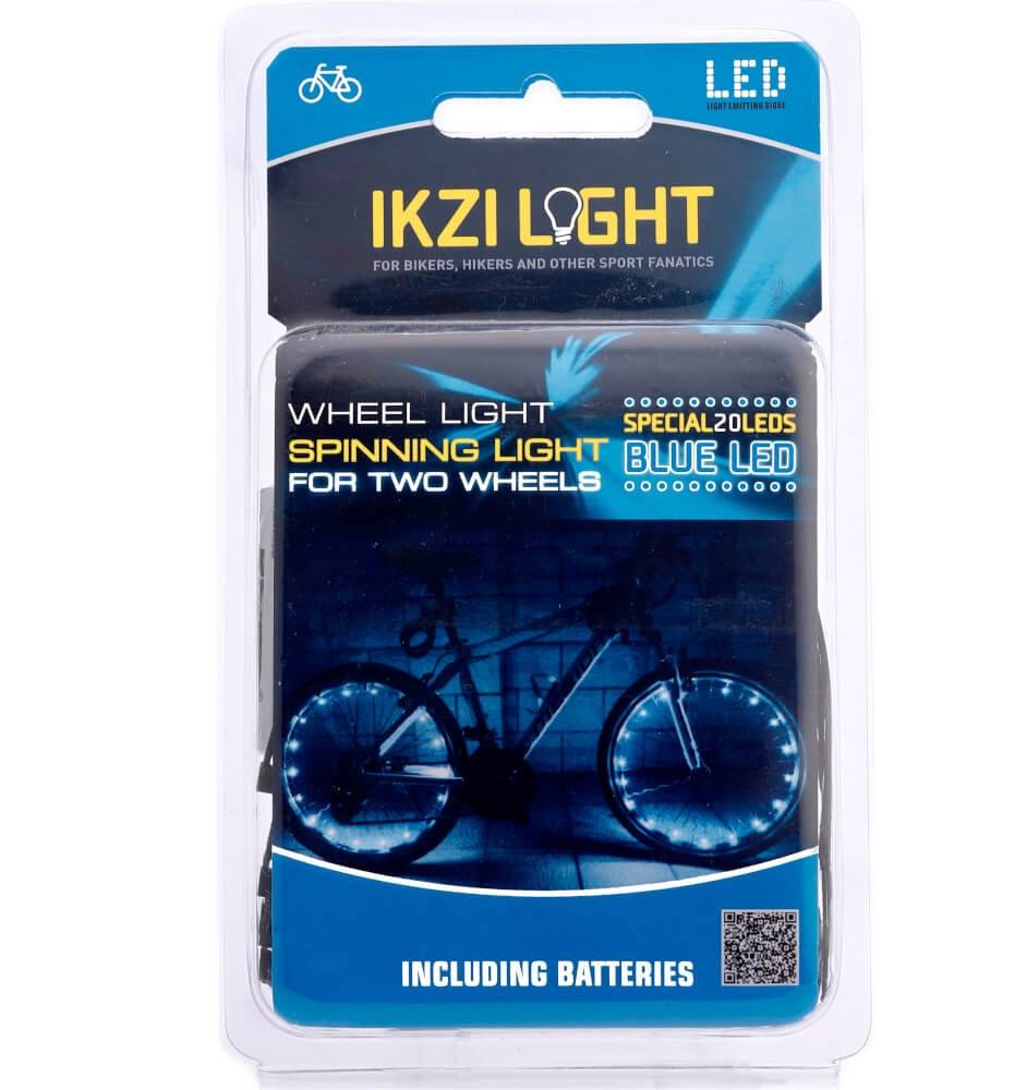Wielverlichting 2 x 20 LED's Blauw | IKZI