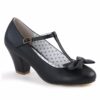 Wiggle Shoes Black-36 | Pinup Couture