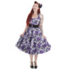 Wild Rose Dress Purple-32 (NL)/ 6 (UK) | 32% korting | Vivien of Holloway