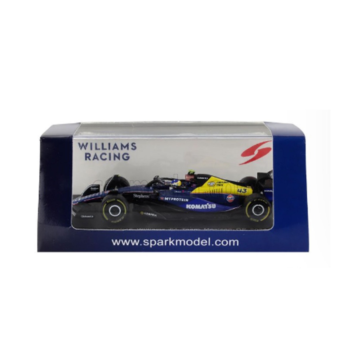 Williams FW46 F1 Team No.43 Mexican GP 2024. Franco Colapinto Scale Model 1:64 | Fiftiesstore